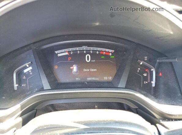 5J6RW2H59JL020145 2018 HONDA CR-V Tan Vista del cuadro de instrumentos