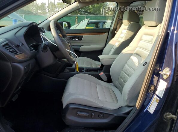 5J6RW2H59KA005478 2019 HONDA CR-V Blue Вид салону спереду