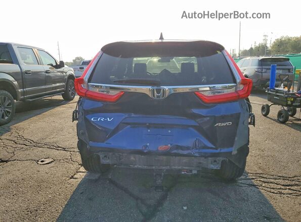 5J6RW2H59KA005478 2019 HONDA CR-V Blue Вид ззаду