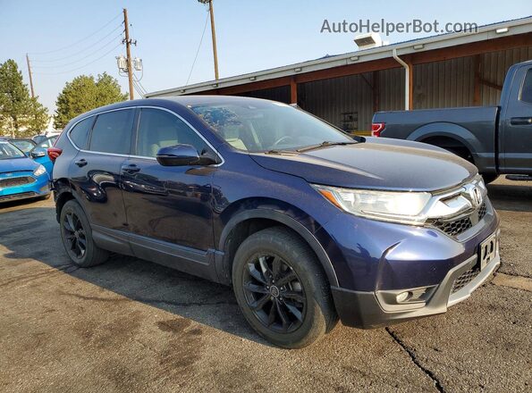 5J6RW2H59KA005478 2019 HONDA CR-V Blue Передня права чверть