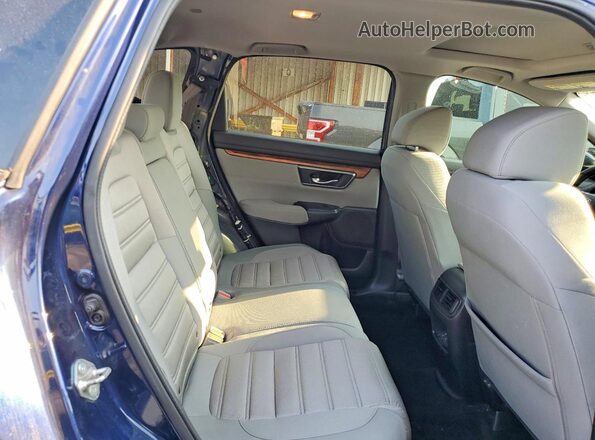 5J6RW2H59KA005478 2019 HONDA CR-V Blue Вид задніх сидінь