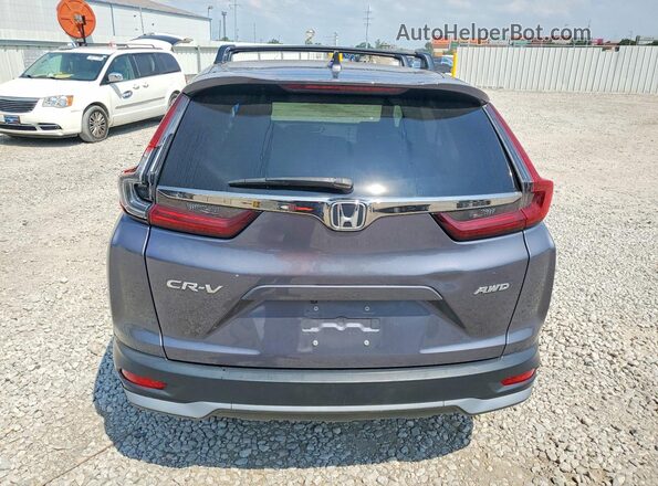 5J6RW2H59ML010946 2021 HONDA CR-V Gray Widok z tyłu