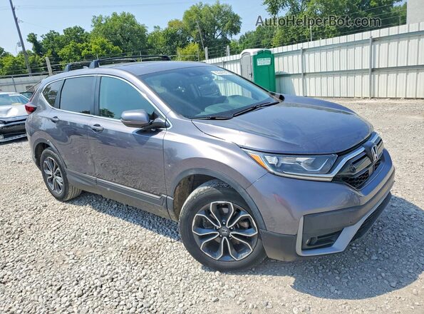 5J6RW2H59ML010946 2021 HONDA CR-V Gray Przód prawy