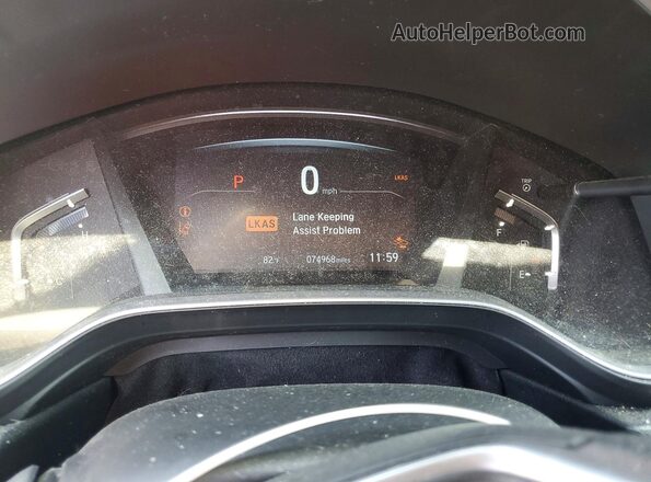 5J6RW2H59ML010946 2021 HONDA CR-V Gray Widok zestawu wskaźników