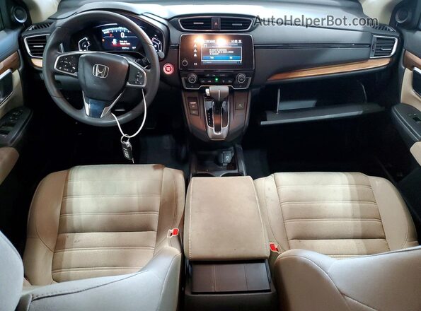 5J6RW2H5XJL006870 2018 HONDA CR-V Белый Вид панели приборов