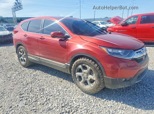 5J6RW2H5XJL013009 2018 HONDA CR-V Red Vista interior delantera