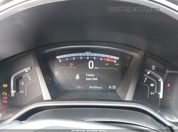 5J6RW2H5XLA016782 2020 HONDA CR-V White Vista de los asientos traseros