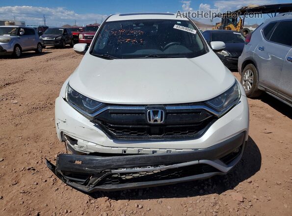 5J6RW2H5XLL016673 2020 HONDA CR-V White Front view