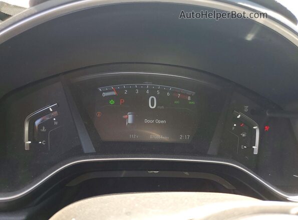 5J6RW2H5XLL016673 2020 HONDA CR-V White Instrument cluster view