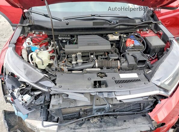5J6RW2H7XML025960 2021 HONDA CR-V Red Vista del compartimento del motor