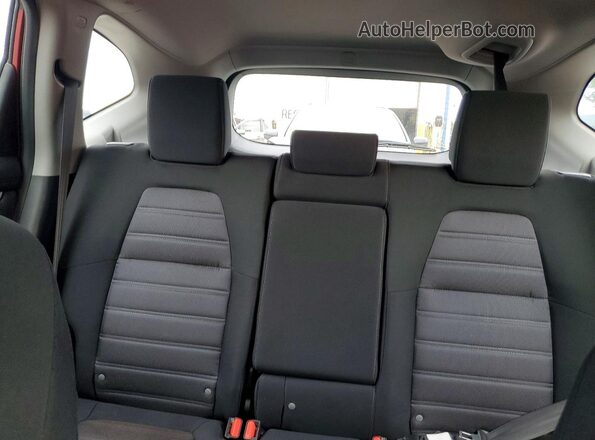 5J6RW2H7XML025960 2021 HONDA CR-V Red Vista de los asientos traseros