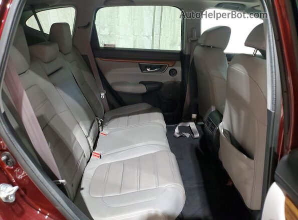 5J6RW2H80HL044256 2017 HONDA CR-V Burgundy Rear seats view