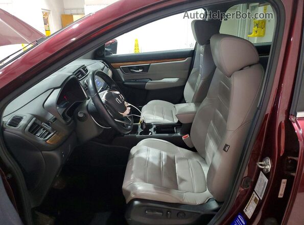 5J6RW2H80HL044256 2017 HONDA CR-V Burgundy Front interior view