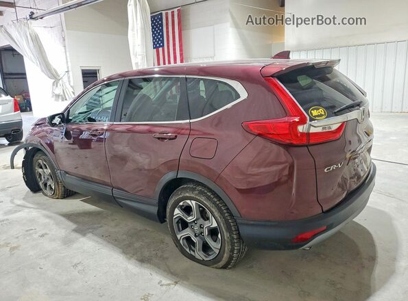 5J6RW2H80HL044256 2017 HONDA CR-V Burgundy Rear left
