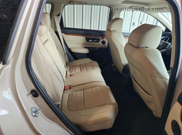 5J6RW2H80HL077628 2017 HONDA CR-V Beige უკანა სალონის ხედი