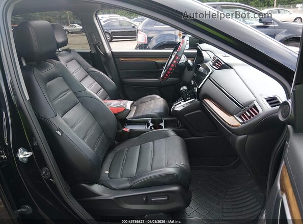 5J6RW2H80LA020317 2020 HONDA CR-V Black Widok wnętrza z przodu