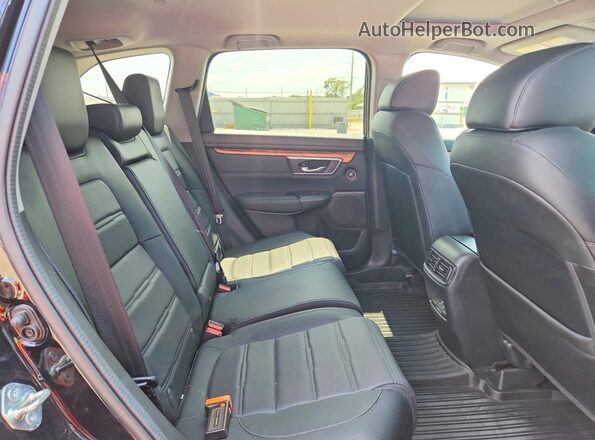 5J6RW2H80LL045075 2020 HONDA CR-V Black Widok wnętrza z tyłu