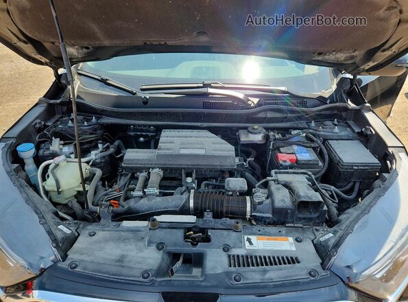 5J6RW2H80LL045075 2020 HONDA CR-V Black Widok komory silnika
