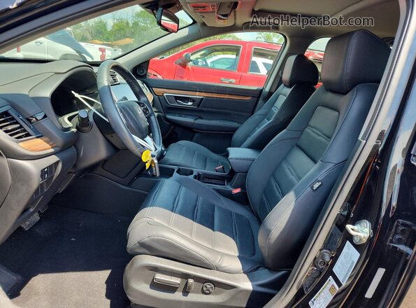 5J6RW2H80LL045075 2020 HONDA CR-V Black Widok wnętrza z przodu