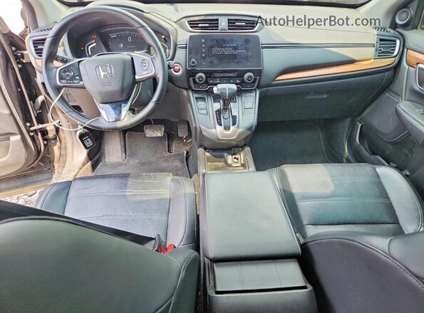 5J6RW2H81HL017986 2017 HONDA CR-V Black წინა პანელის ხედი