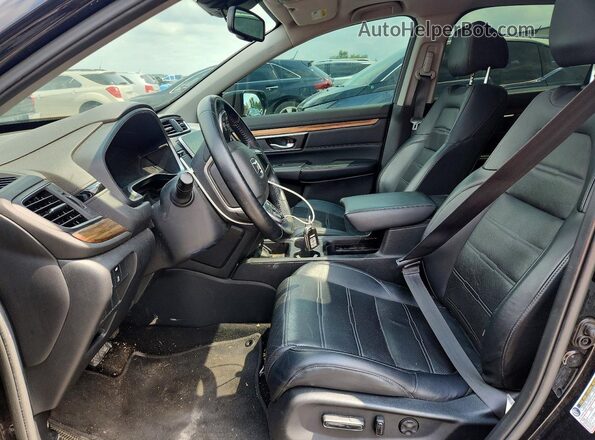 5J6RW2H81HL017986 2017 HONDA CR-V Black წინა სალონის ხედი