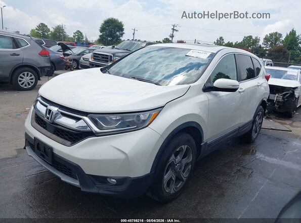 5J6RW2H82JL021082 2018 HONDA CR-V Белый Передняя левая четверть