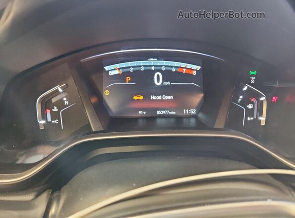 5J6RW2H82NA009872 2022 HONDA CR-V Black Vista del cuadro de instrumentos