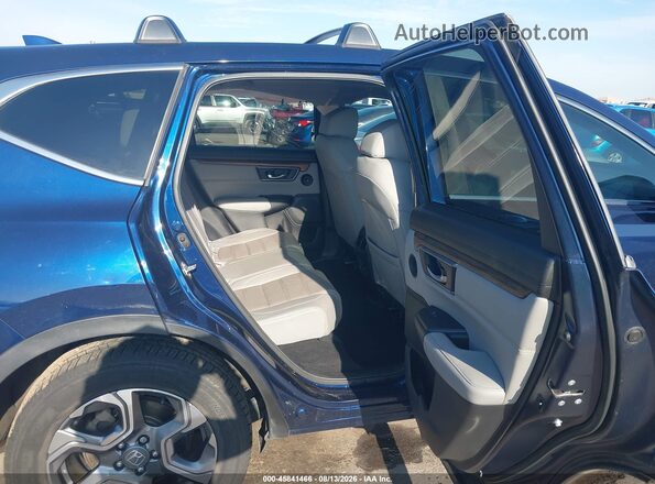 5J6RW2H83HL042923 2017 HONDA CR-V Blue VIN կոդի պիտակի տեսք