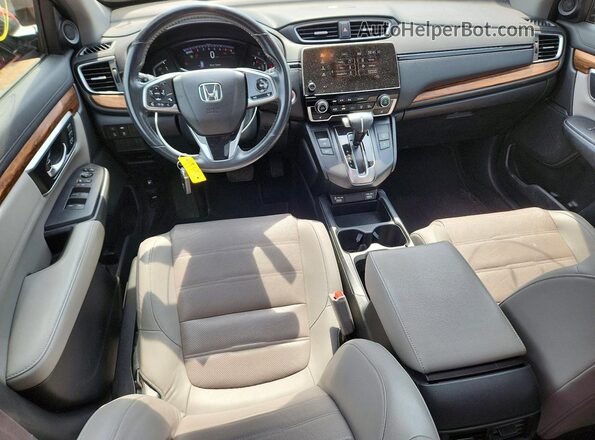 5J6RW2H83LL011776 2020 HONDA CR-V Red Dashboard view