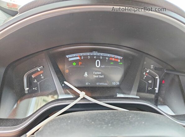 5J6RW2H83LL011776 2020 HONDA CR-V Red Instrument cluster view