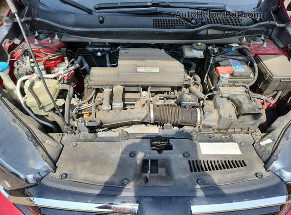 5J6RW2H83LL011776 2020 HONDA CR-V Red Rear interior view
