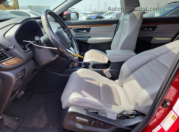 5J6RW2H83LL011776 2020 HONDA CR-V Red Front interior view
