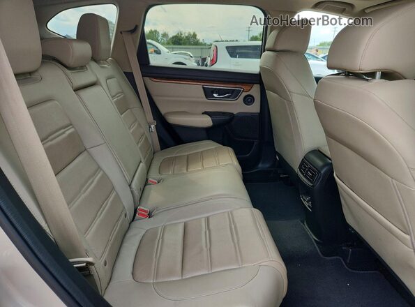 5J6RW2H84JL004333 2018 HONDA CR-V Tan Widok wnętrza z tyłu
