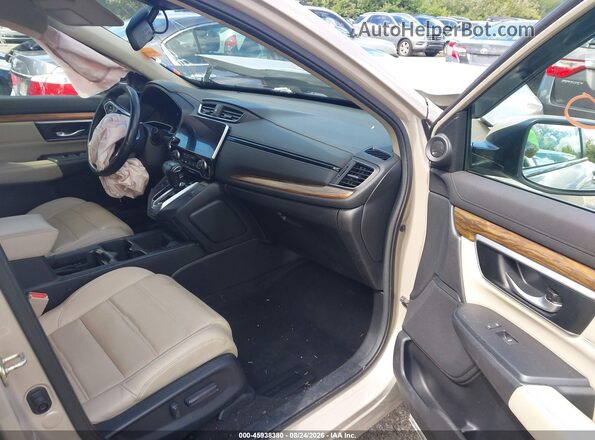 5J6RW2H85HL048660 2017 HONDA CR-V Кремовый Вид салона спереди