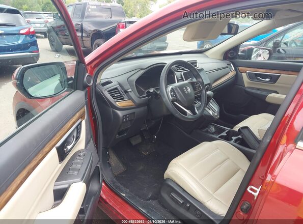 5J6RW2H85HL075101 2017 HONDA CR-V Orange Widok wnętrza z przodu