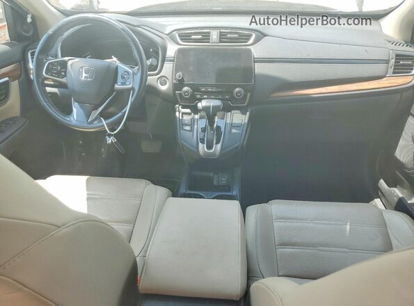 5J6RW2H85KA002393 2019 HONDA CR-V White Вид панелі приладів
