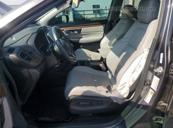 5J6RW2H85KA009571 2019 HONDA CR-V Gray წინა სალონის ხედი