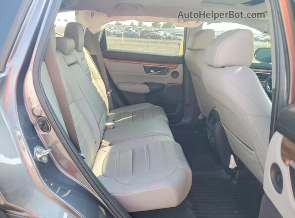 5J6RW2H85KA009571 2019 HONDA CR-V Gray უკანა სალონის ხედი