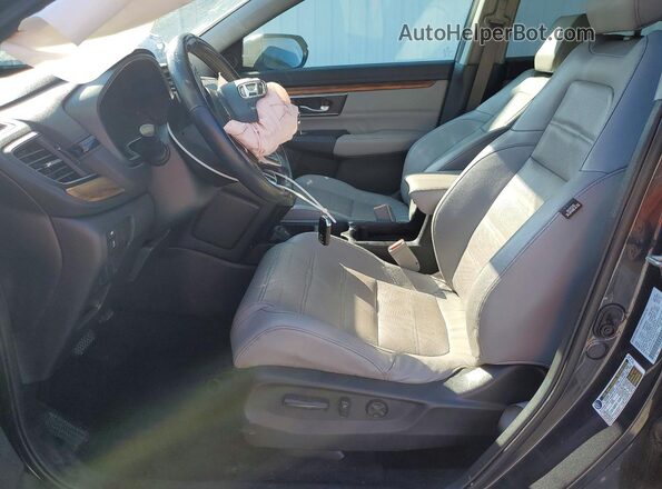 5J6RW2H85KL003001 2019 HONDA CR-V Gray წინა სალონის ხედი