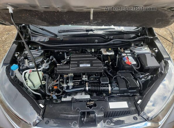 5J6RW2H85KL037147 2019 HONDA CR-V Silver Vista del compartimento del motor