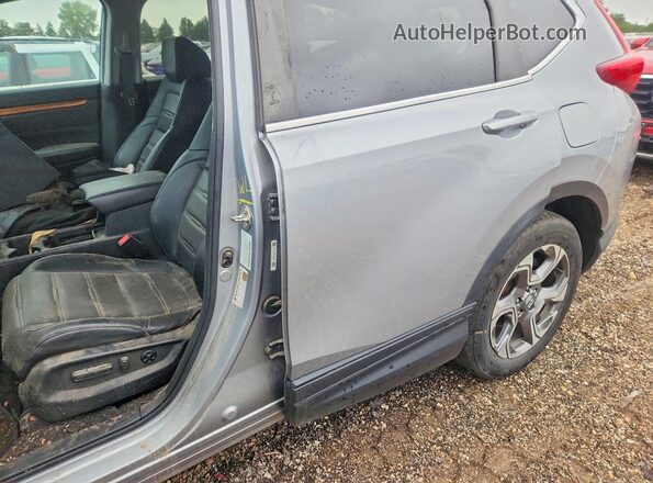 5J6RW2H85KL037147 2019 HONDA CR-V Silver Vista de la etiqueta del VIN