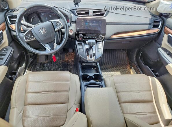 5J6RW2H85ML008153 2021 HONDA CR-V White Widok deski rozdzielczej