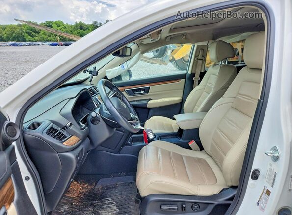 5J6RW2H85ML008153 2021 HONDA CR-V White Widok wnętrza z przodu