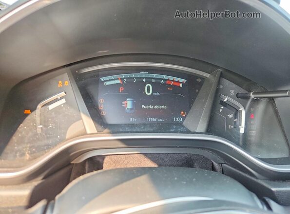 5J6RW2H86HL043340 2017 HONDA CR-V Silver Вид щитка приладів