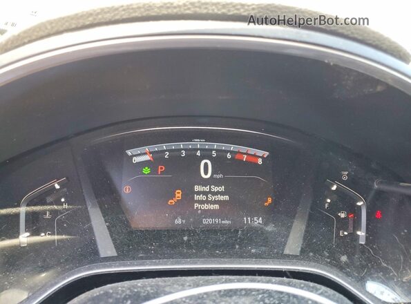 5J6RW2H86LA010956 2020 HONDA CR-V Silver Instrument cluster view