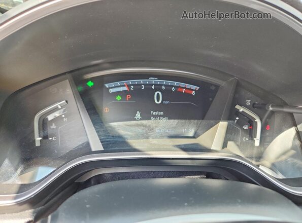 5J6RW2H86LL010377 2020 HONDA CR-V White Vista del cuadro de instrumentos