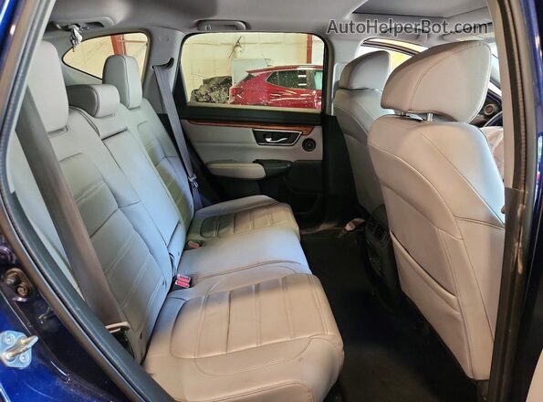 5J6RW2H87HL002764 2017 HONDA CR-V Blue Widok wnętrza z tyłu