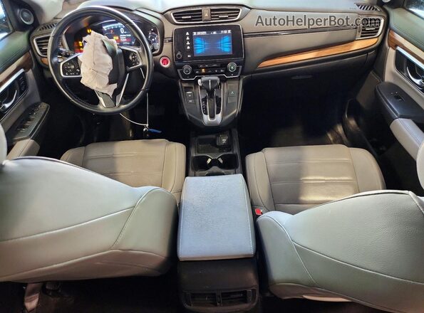 5J6RW2H87HL002764 2017 HONDA CR-V Blue Widok deski rozdzielczej