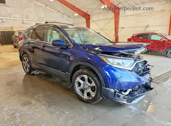 5J6RW2H87HL002764 2017 HONDA CR-V Blue Przód prawy