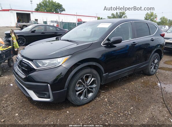 5J6RW2H87MA012345 2021 HONDA CR-V Черный Передняя левая четверть